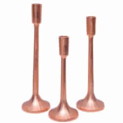 Rose Gold Metal Candle Holder