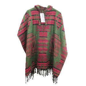 Acrylic Knitted Poncho