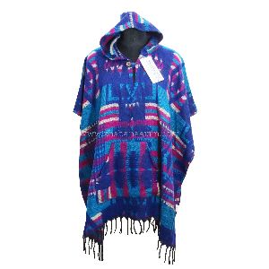 Acrylic Mexican Poncho Sweater