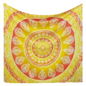 Bohemian Hippie Printed Indian Tapestry