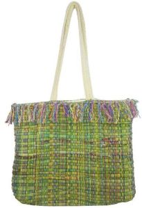 100% Cotton With Lining Bohemian Style Fringe Purse