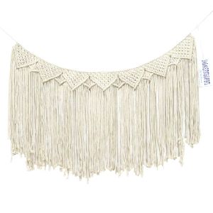 Large Macrame Vintage Curtain Hanging Wall Art