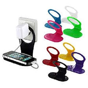 Folding Mobile Phone Charger Adapter charging Holder Rack Hanger Stand