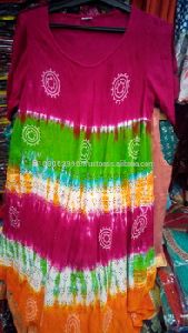 Khadi block print dress