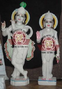 radha krishana statue