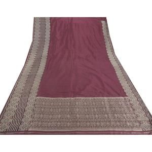 Pure Silk Fabric Banarasi Brocade Zari Sari