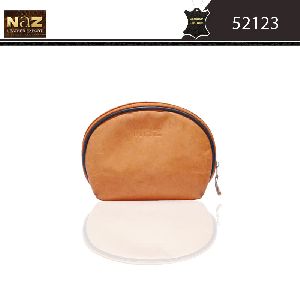 single zipper pocket Genuine Leather coin pouch