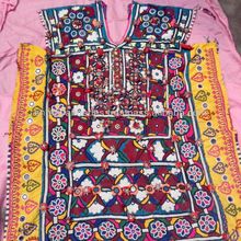 banjara gypsy mirror work handmade dress Material
