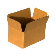Corrugated kraft paper box and packaging box