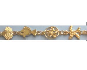 Rose Gold Layered 1 MM FIGARO Chain