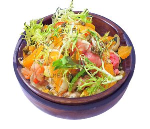 Wooden Salad Fruits Snacks Bowl
