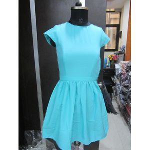 Girls Blue Party Wear Dress