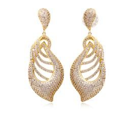 Fancy Gold and Diamond Earring