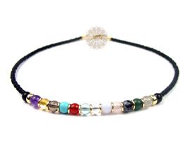 Multicolor Bead Anklet