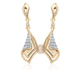 Unique Shape Gold Plated Earring