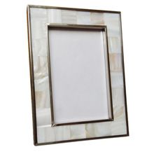 Mother Of Pearl Inlaid MOP Seashell Picture Photo Frame