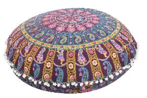 Indian Mandala Tapestry Floor Cushion Cover