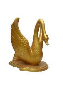 Attractive Golden Swan Cum Table