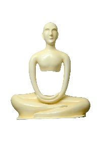 Modern Yoga Statue In Meditation Position