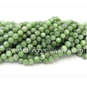 Green Jade Round Bead