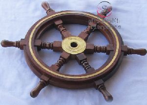 Wooden Ship Wheel