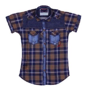 Kids Half Sleeves Shirt