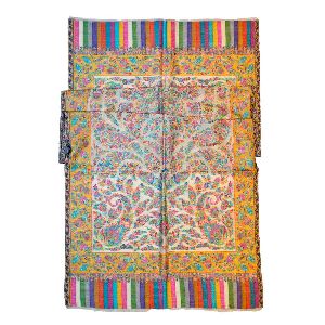pashmina scarf with polka design