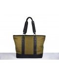 CANVAS LEATHER LADIES BAG