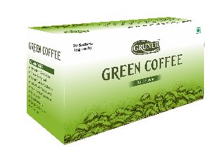 Gruner Green Coffee Bean Powder 30 Sachet Tulsi Flavor