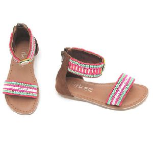 Kids Sandal With Embroidery