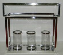 3 lite Stainless steel Candle lantern