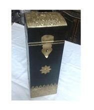 Single Bottle Wooden Wine Box, For Champagne