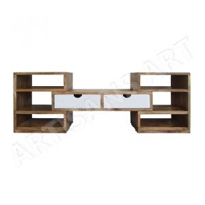 SOLID MANGO WOOD EXTENDABLE AND MOVING TV UNIT