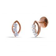 Aurelia Corta Diamond Gold Earring