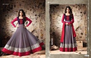 Embroidery work Anarkali Suits