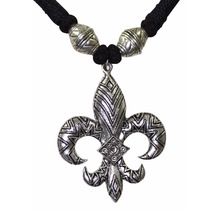 German silver designer oxidized black tassel necklace