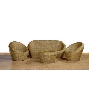 Six Seater Bamboo Sofa Set