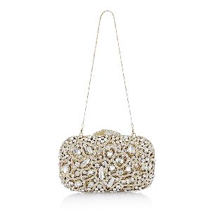 GOLD PLATED STUD CLUTCH FOR WOMEN