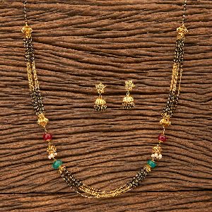 Antique Delicate Mangalsutra With Gold Plating