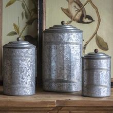 Tin Galvanize Canisters