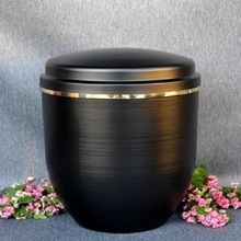 Black large Funeral Urn
