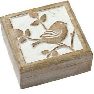 Wooden Decorative Square Box