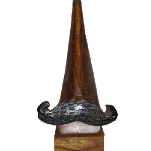 Wooden Nose Shaped Spectacle Stand