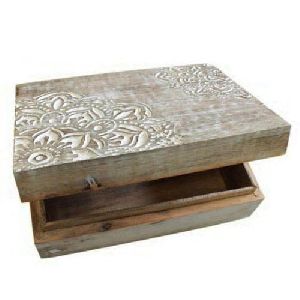 Wooden Square Design Box