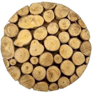 Wooden Wood Logs Trivet