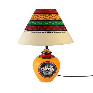 Madhubani Hand Painted Table Lamp