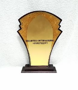 Wooden Gold Plated Memento