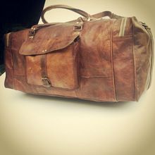 Goat Leather Luggage Bag