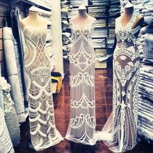 GOWN HANDWORK FABRIC