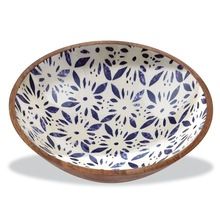 handmade tableware antique carved wooden bowl dinnerware root carving bowl Enamel print bowls